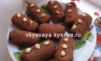 Пирожное картошка из печенья со сгущенкой